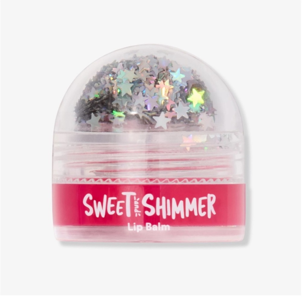 Sweet Shimmer Lip Balm with Star Glitter case